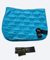 Paardentrainingsbanden met Zadeldek | Blauw | CORE by D