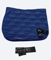Paardentrainingsbanden met Zadeldek | Donkerblauw | CORE by D